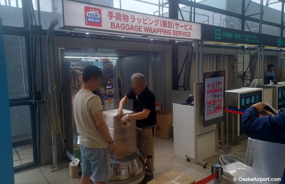 Baggage Wrapping Service at Osaka Kansai International Airport